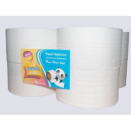 PAPEL HIGIENICO PANDA PURO 300 MTS X 8 UN. CONO CHICO/GRANDE
